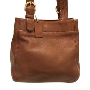 Coach vintage leather waverly tote bag 4157